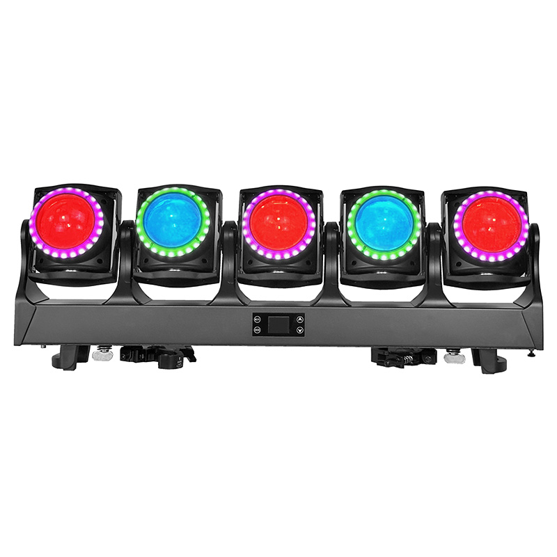 QR-TB5 5PCS × 120W RGBL Tornado Moving Head Light for Stage & Events
